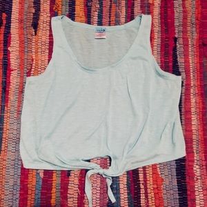 Mint bikini cover top!